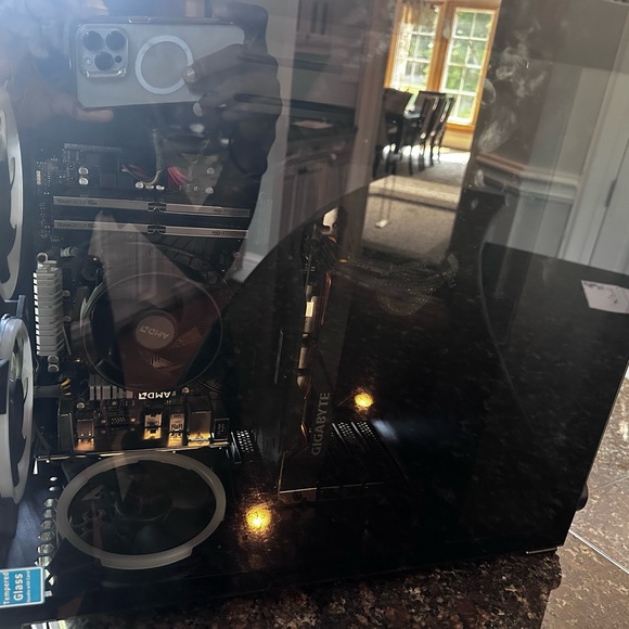 GIGABYTE Black and Gray Gaming PC Interior - Picture 2 of 7